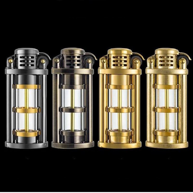 Transparent Windproof Metal Kerosene Flame Fusion Lighter | Stornfield