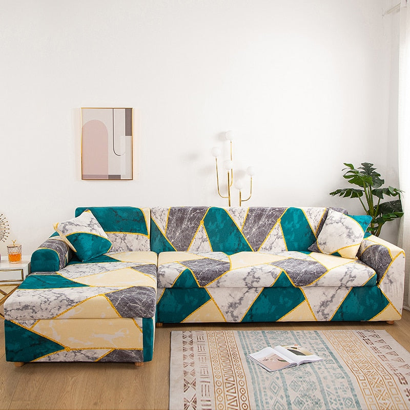 Modern Non-slip Colorful Elastic Sofa Cover | Stornfield