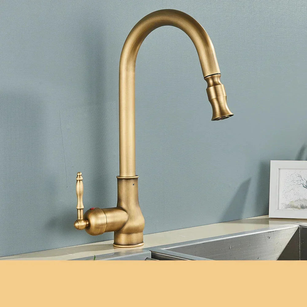 Antique brass faucet – Vintage design for the kitchen | Stornfield