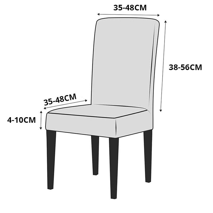Elastic Dining Chair Covers | Stornfield