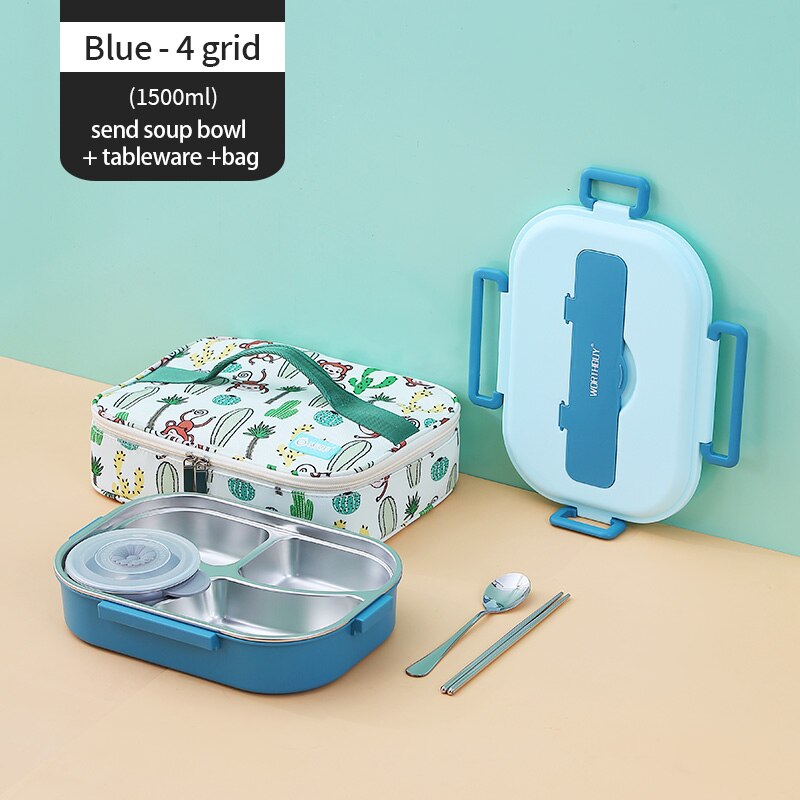Stainless Steel Multi Compartment Kids Lunch Box | Stornfield