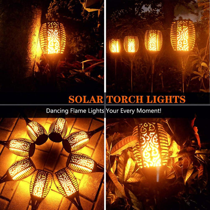 LED Solar Garden Torpedoes Deluxe 96 LED (4 pieces) | Stornfield