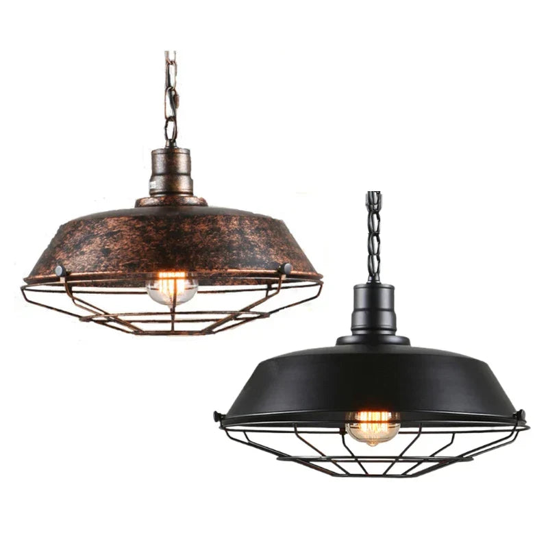 Stornfield | Vintage Loft Pendant Lamp: Retro Industrial Iron Chandelier for Living Room, Restaurant, Bar, Kitchen