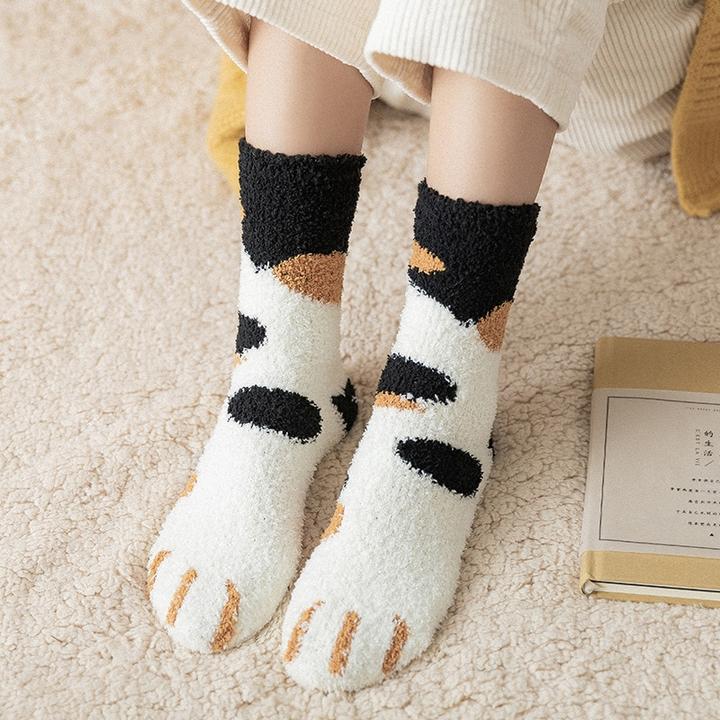 Stornfield | Fluffy Fuzzy Cat Claw Socks