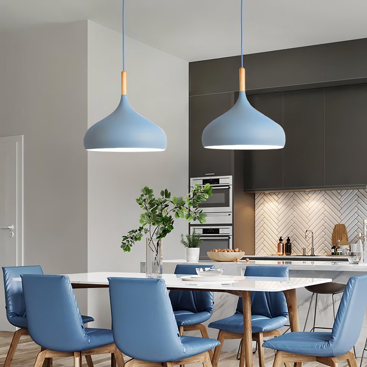Stornfield | Talon - Modern Wooden Teardrop Pendant Light Scandinavian Ceiling Light
