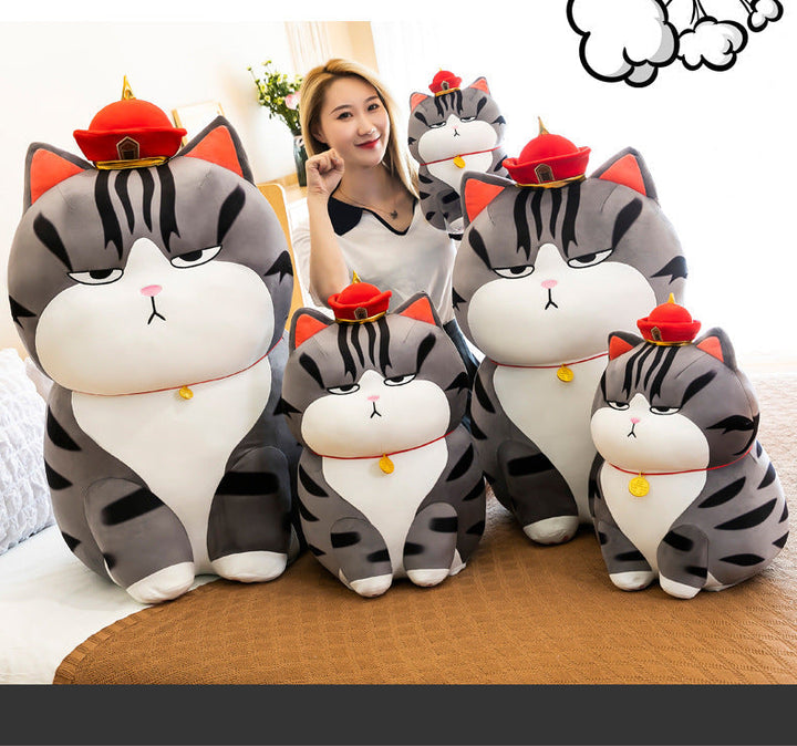 Moody Cat Soft Cuddly Plush Pillow | Stornfield