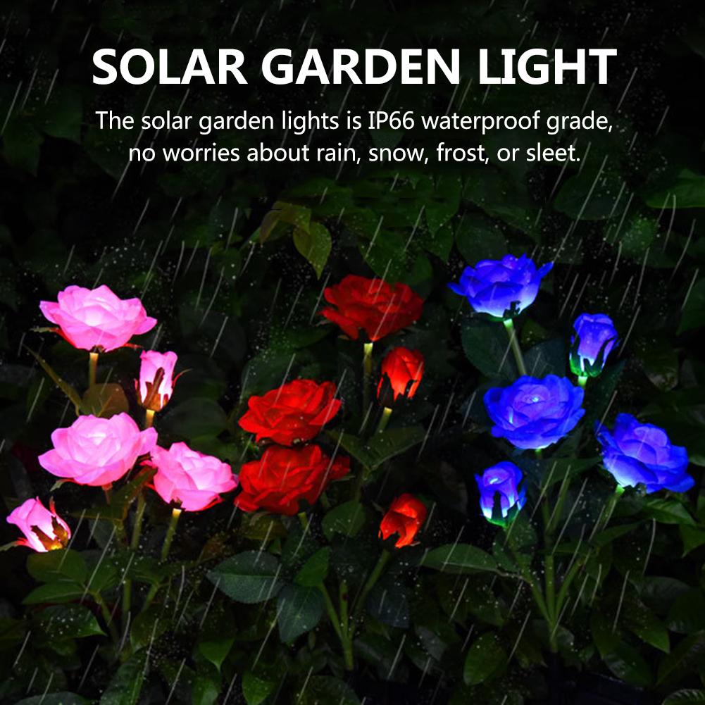 LED Solar Rose Decorative Light | Stornfield
