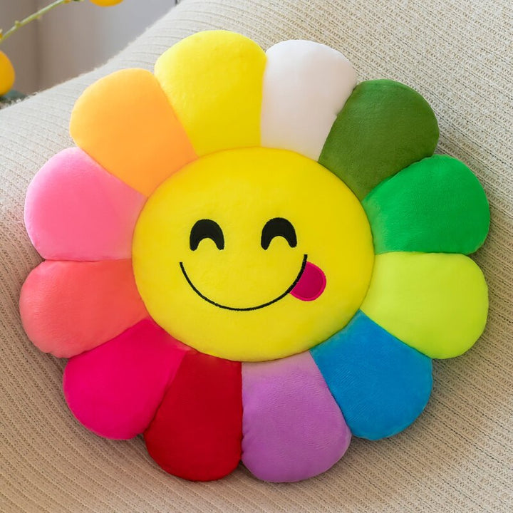 Stornfield | Colorful Sunflower Comfortable Plush Seat Cushion