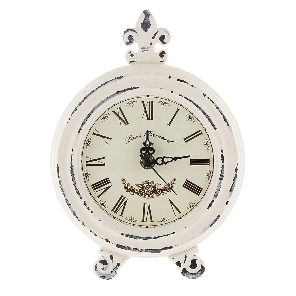 Stornfield | Vintage Wooden Table Clock with Alarm