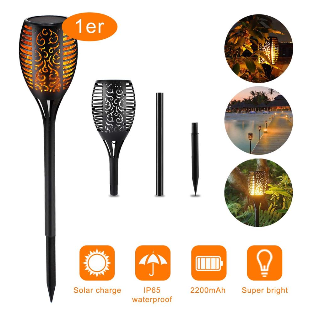 LED Solar Garden Torpedoes Deluxe 96 LED (4 pieces) | Stornfield