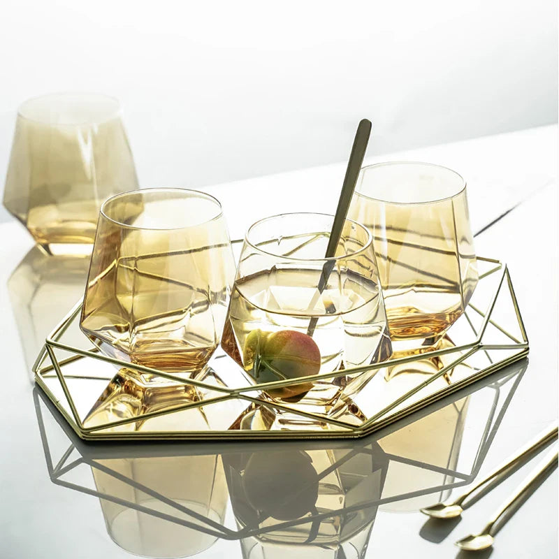 Polygon Glass Tray Stornfield