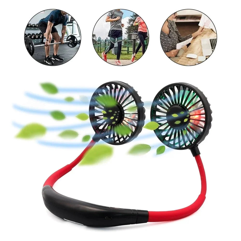 Hands-Free Neck Fan – Cool Air Without Holding | Stornfield