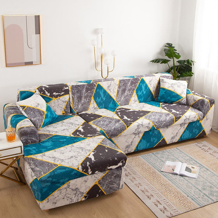 Modern Non-slip Colorful Elastic Sofa Cover | Stornfield