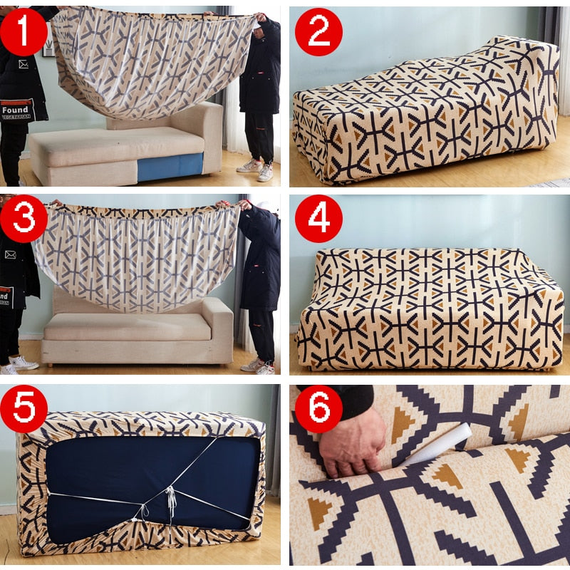 Modern Non-slip Colorful Elastic Sofa Cover | Stornfield