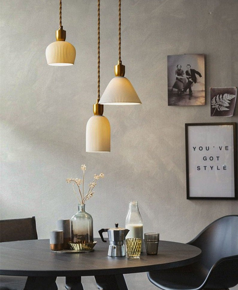Modern Nordic Ceramic Pendant Lamps | Stornfield