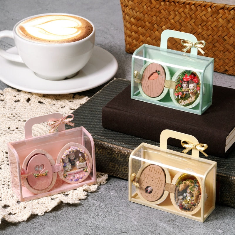 Handmade Wooden Miniature Walnut Dollhouse | Stornfield