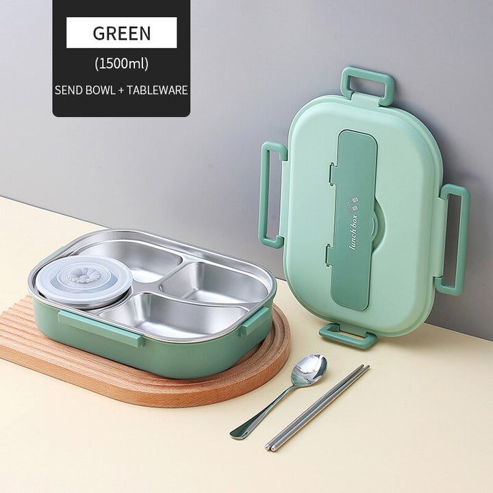 Stainless Steel Multi Compartment Kids Lunch Box | Stornfield