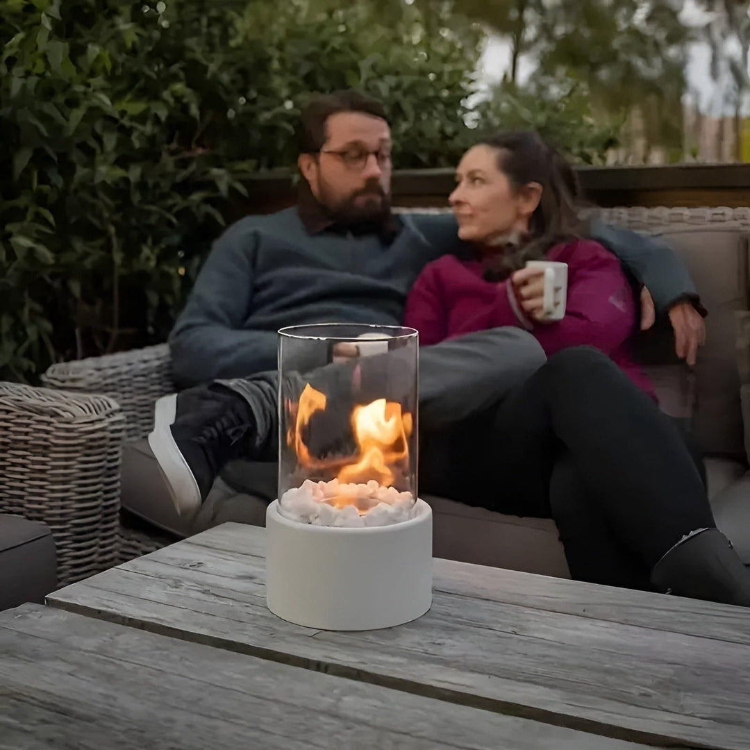 Portable Mini Fire Pit – Decorative Table Fireplace for Terrace & Garden | Stornfield