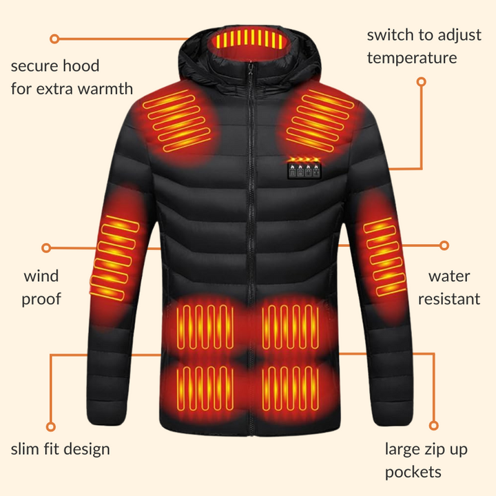 Ultimate heated puffer jacket for all weather conditions | Stornfield