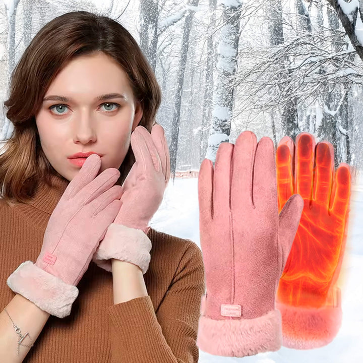 Stornfield | Heated Gloves for Women UK – Ladies Thermal Waterproof Winter Gloves with Touch Screen & USB Rechargeable Warm Design