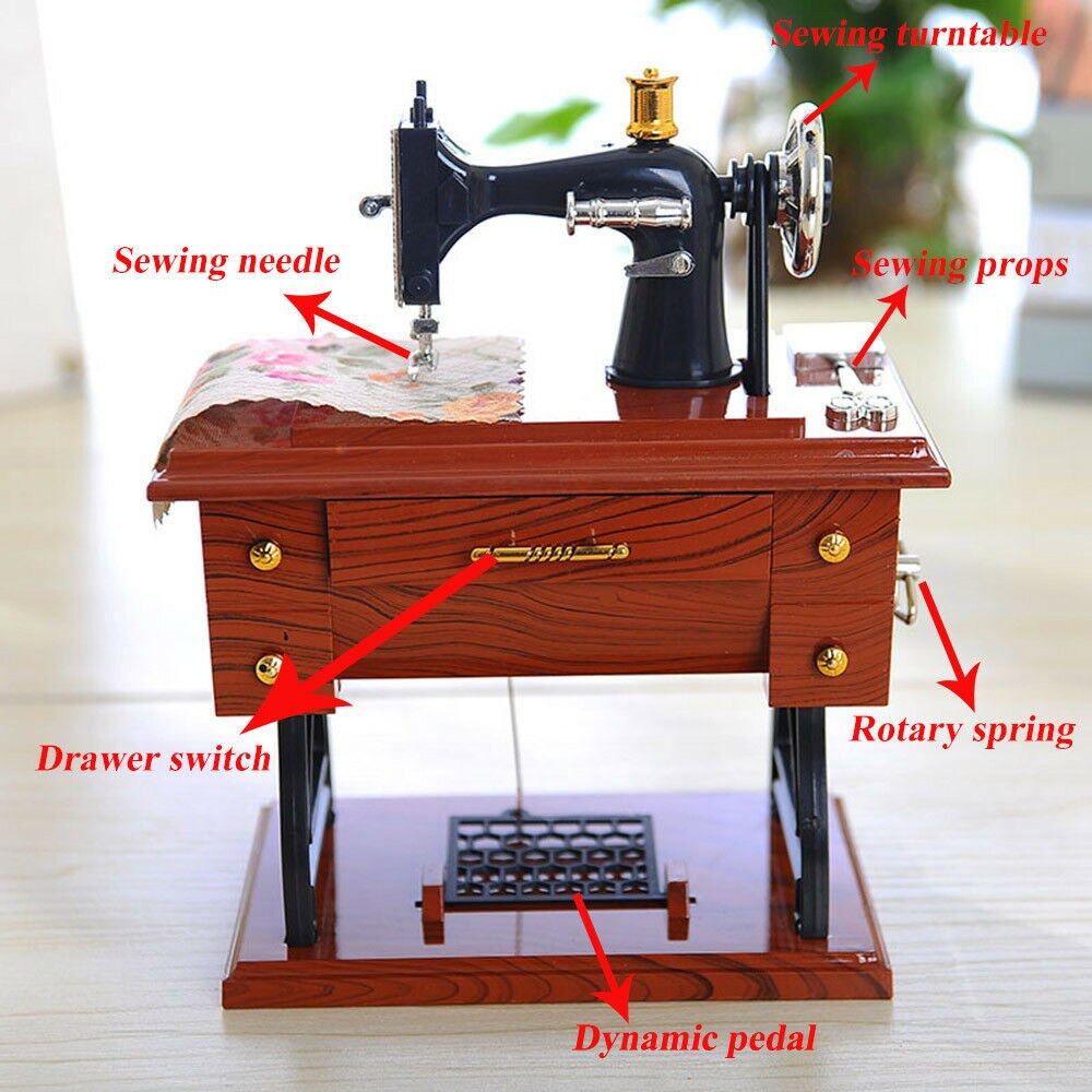 Stornfield | Retro Mini Sewing Machine Decor