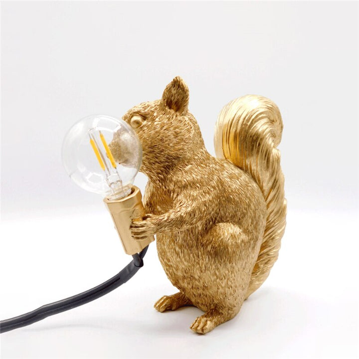 Stornfield | SquirrelBright Nordic Squirrel Table Lamp | Designer Decor | Ambient LED Light | Perfect for Home