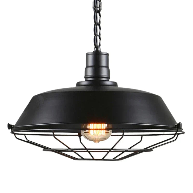 Stornfield | Vintage Loft Pendant Light: Industrial Retro Iron Ceiling Light Chandelier for Living Room, Restaurant, Bar, Kitchen