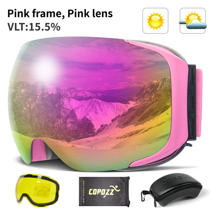 Magnetic UV Protection Anti-Fog Ski Goggles | Stornfield