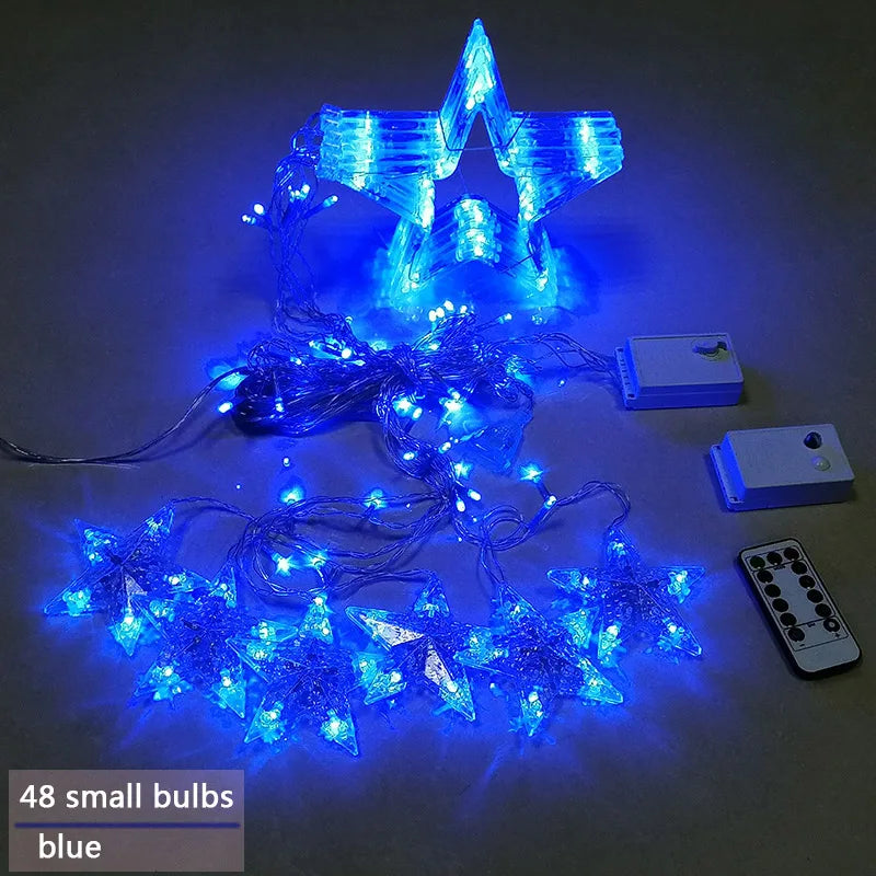 LED Star Garland - StarryGlow | Stornfield