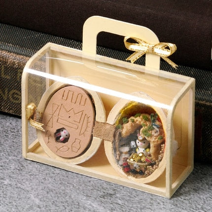 Handmade Wooden Miniature Walnut Dollhouse | Stornfield