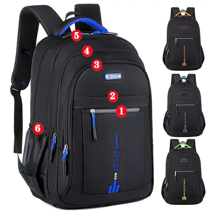 VanguardGear Men's Backpack – Waterproof & Stylish for Work and Travel | Stornfield