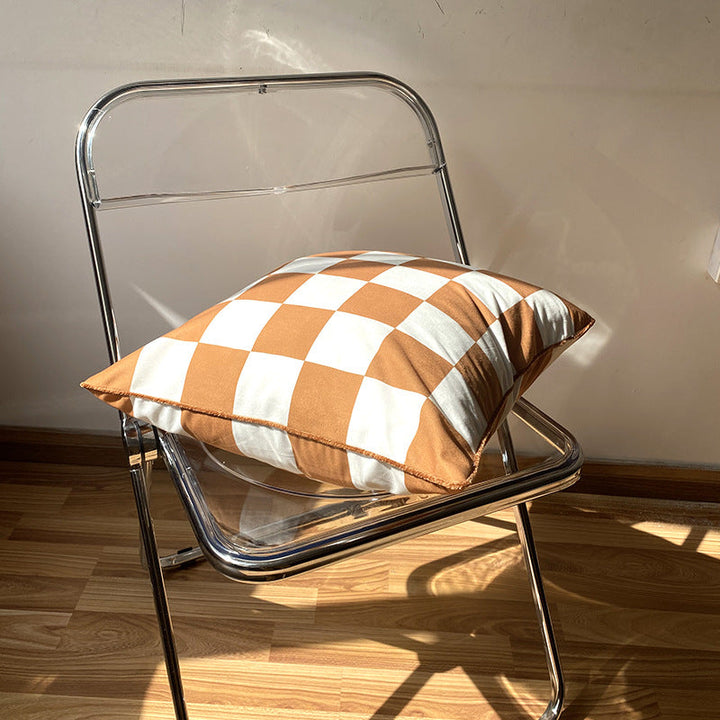 Stornfield | Mattes Checkered Cushion Cover