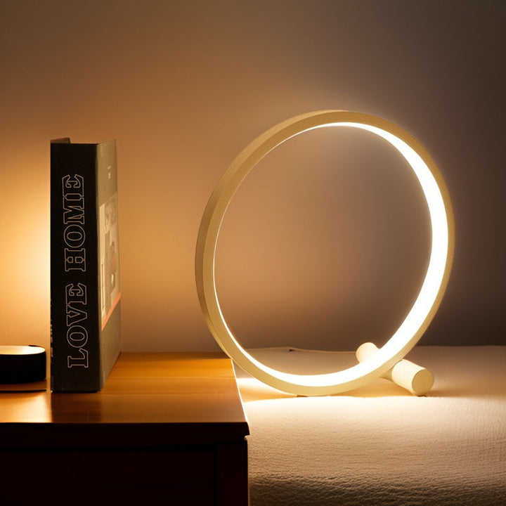 Minimalist Dimmable Table Lamp - EclipseAura Lamp | Stornfield