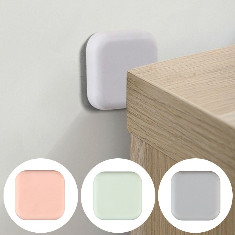 Stornfield | Self-Adhesive Silicone Door Stopper for Shock Absorption and Noise Reduction, DIY Wall Protection
