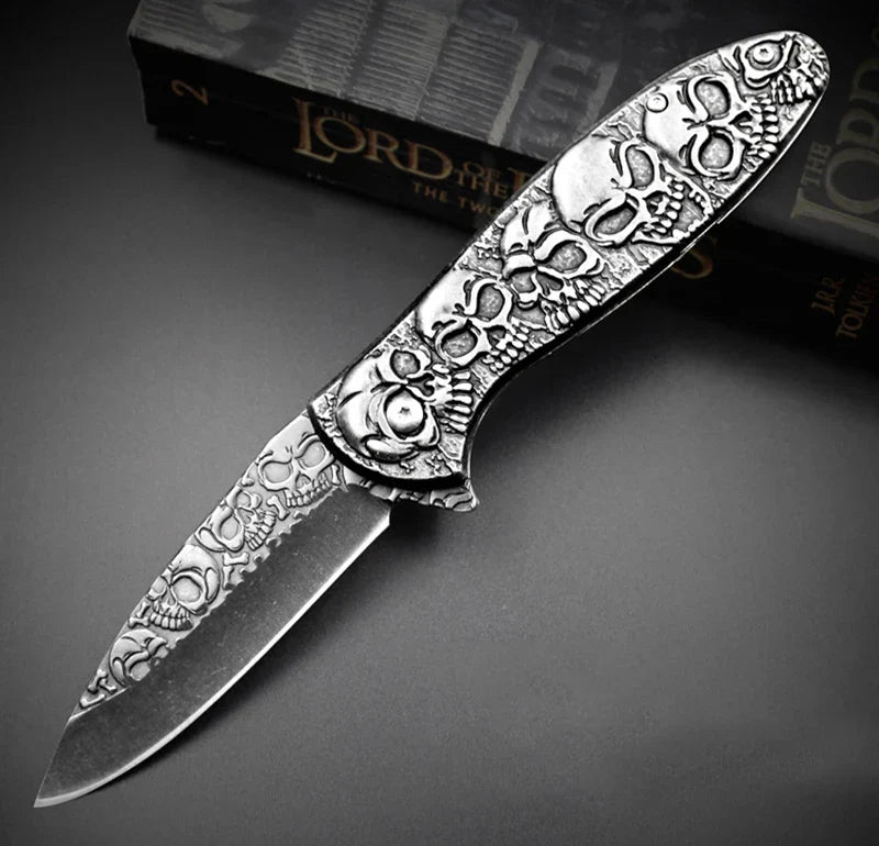 Tactical Nigh Skull Foldable Pocket Knife | Stornfield