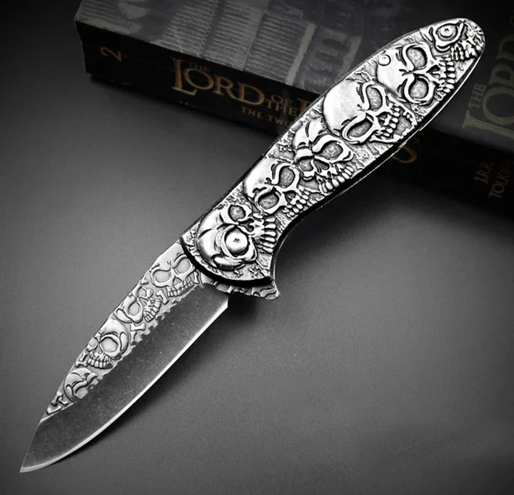 Tactical Nigh Skull Foldable Pocket Knife | Stornfield