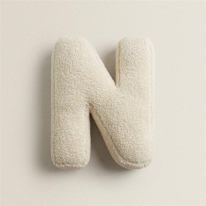 Stornfield | Fleece Alphabet Letter F Cushion
