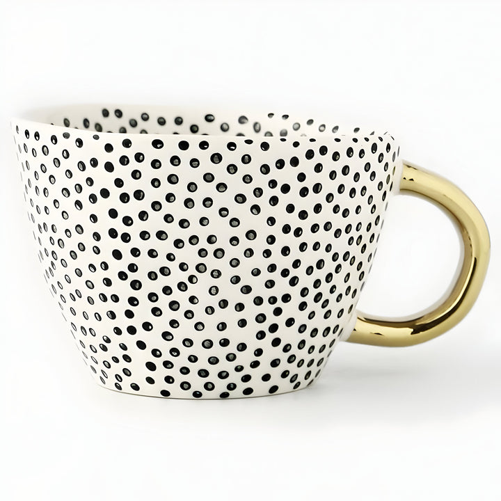 Ceramic mug with geometric design – Stylish and modern | Ideal for coffee or tea | Stornfield