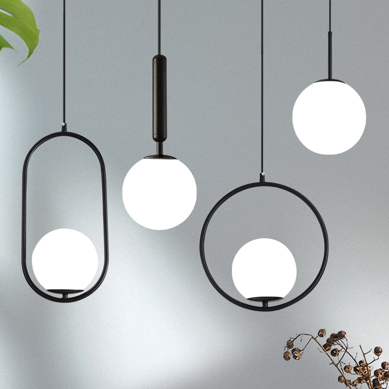 Nordic Glass Pendant Lamps | Stornfield