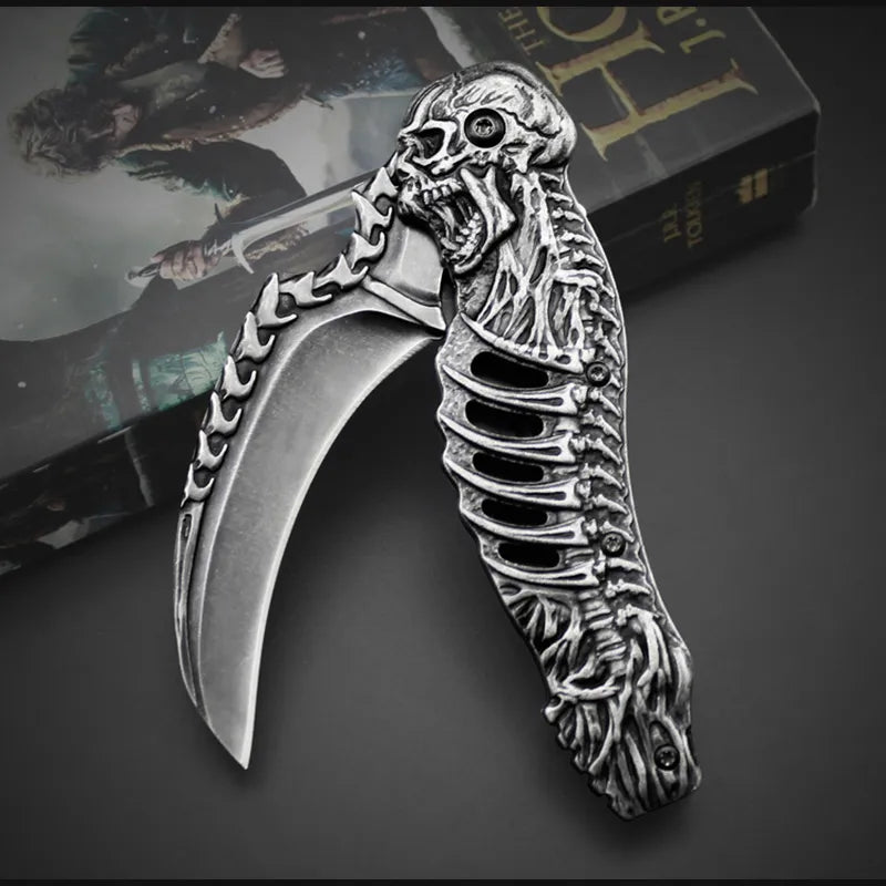 Tactical Nigh Skull Foldable Pocket Knife | Stornfield