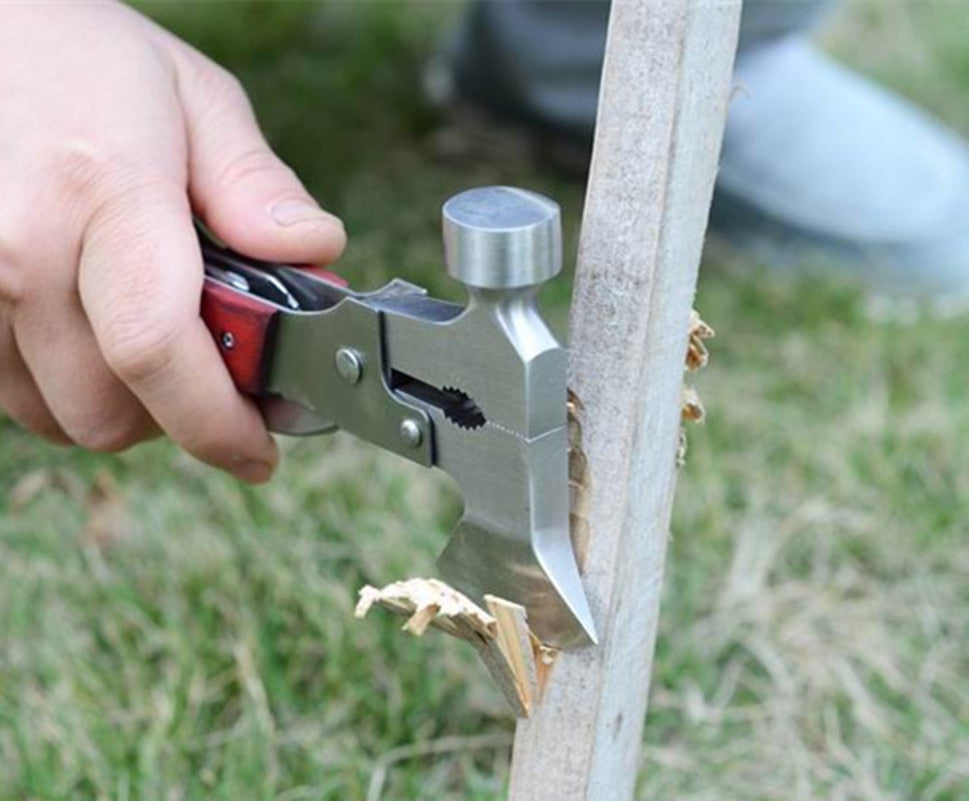 Multifunctional Stainless Steel Hammer Camping Tool | Stornfield