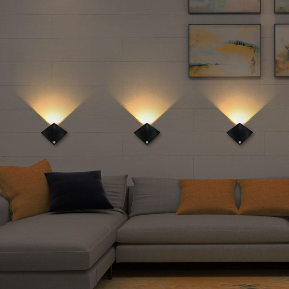 Motion Sensor Wireless Indoor Wall Lamp | Stonrfield