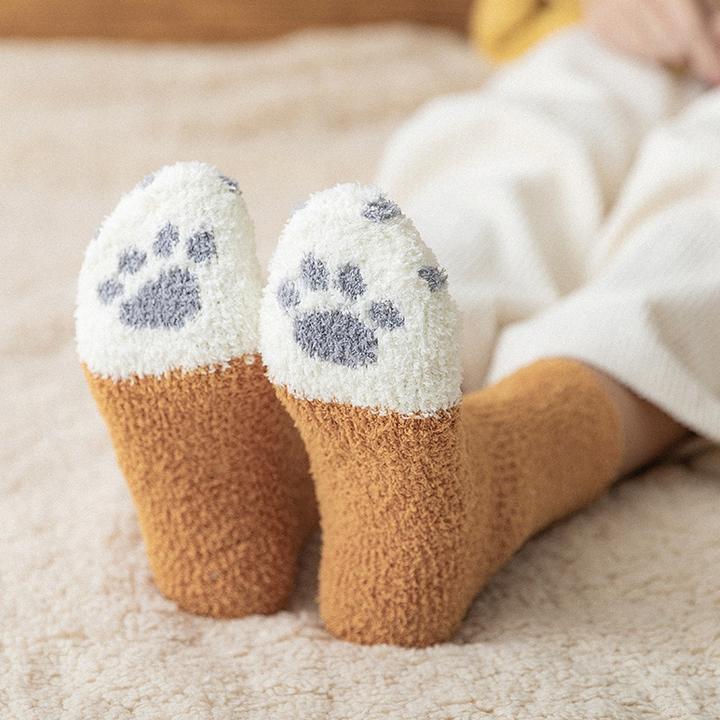 Stornfield | Fluffy Fuzzy Cat Claw Socks