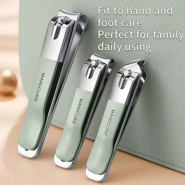 Stornfield | LuxNails | Professional Stainless Steel Manicure and Pedicure Set | Portable & Multifunctional | Luxurious Storage Box