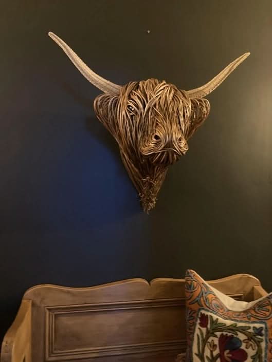 Stornfield | Rustic Cow Head Wall Decor for Unique Home
