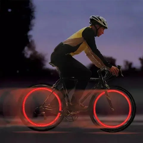 Stornfield | High-quality bicycle valve lighting with LED – Perfect for night rides