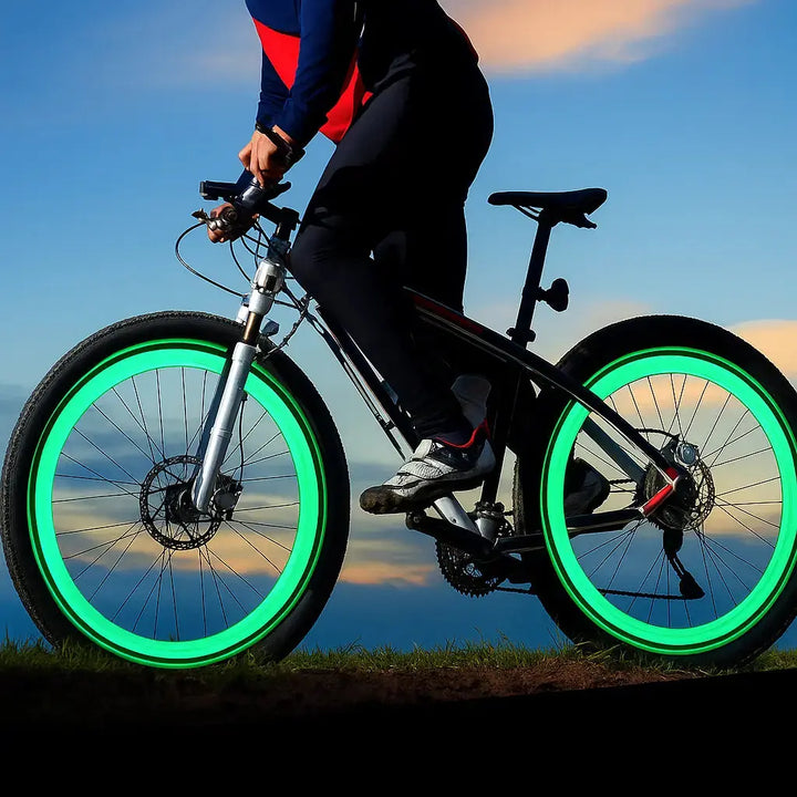Stornfield | High-quality bicycle valve lighting with LED – Perfect for night rides
