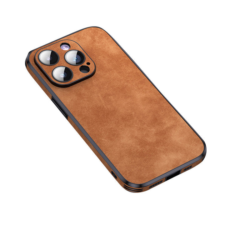 Stornfield | Premium Leather iPhone Case with Shockproof Camera Protection | MagSafe Case for Apple iPhone 15/14/13 Pro Max Plus | Protective Phone Cover