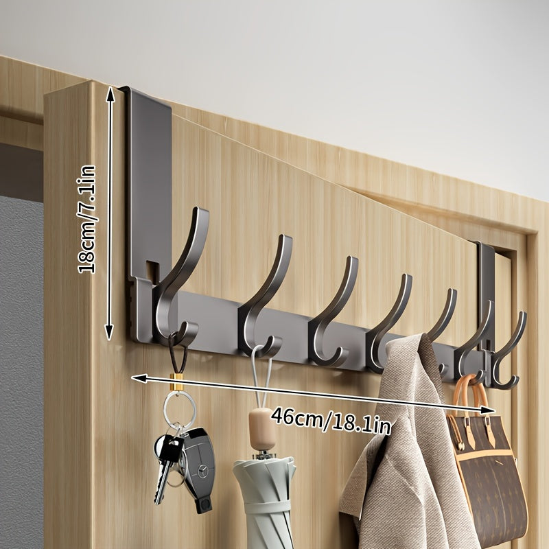 SlimLine Door Hook – Mounting System without Drilling made of Sturdy Aluminum | Stornfield