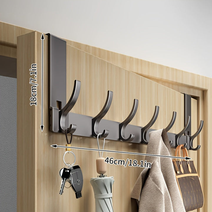 SlimLine Door Hook – Mounting System without Drilling made of Sturdy Aluminum | Stornfield